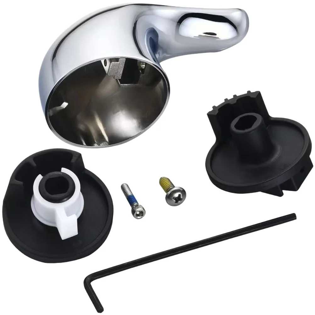 

Metal Lever Shower Handle Replacement Easy Install 10x8x6cm Lever Shower Handle No Professional Required Bathroom Maintenance