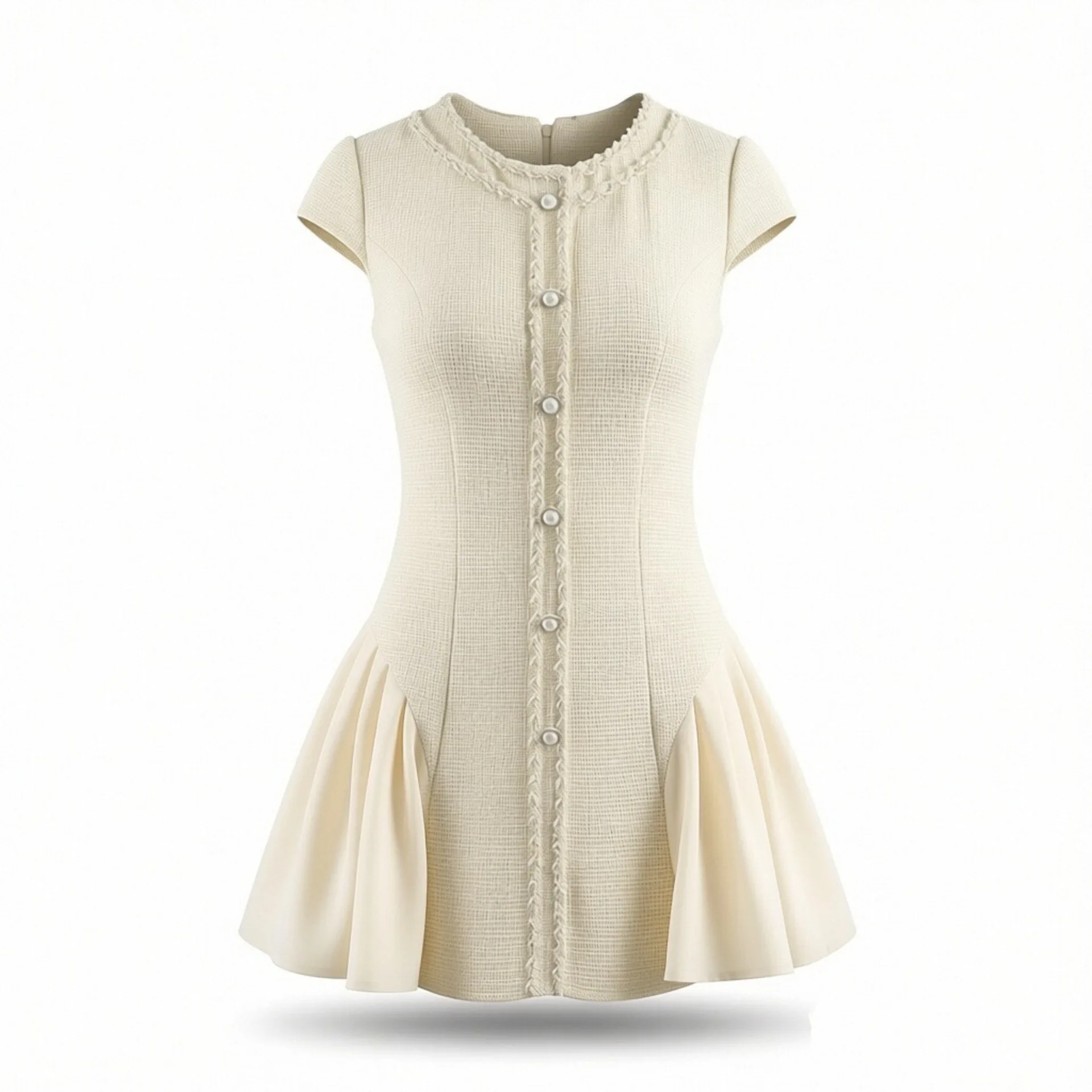 Withered European And American Style Fashionable Temperament Coarse Floral Small Fragrant Dress Vestidos Women's Dress