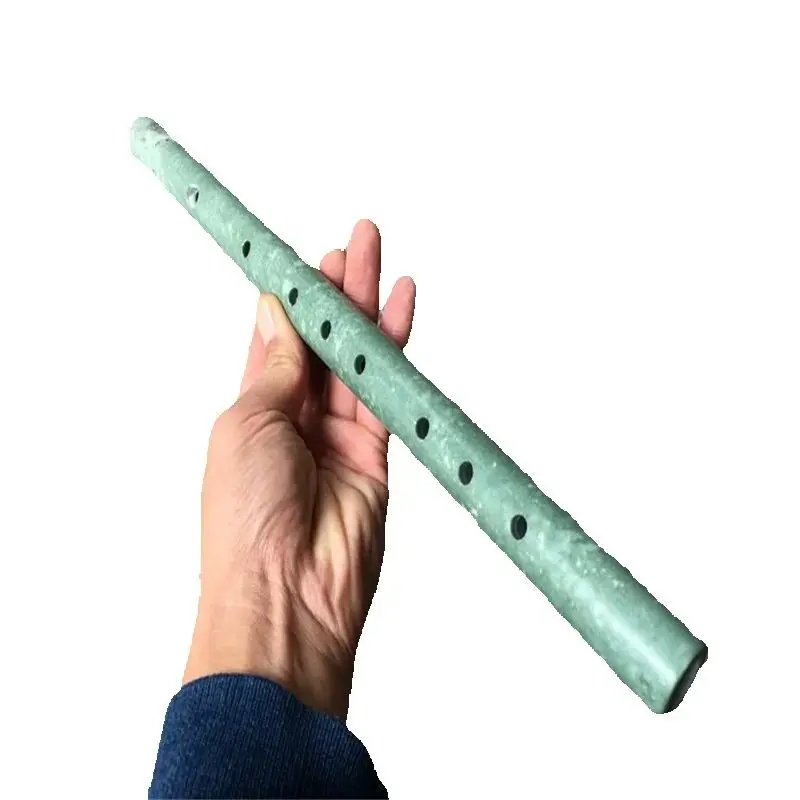 

Chinese Dushan Natural Jade Flute Sound Crisp Beginners Of Musical Instruments