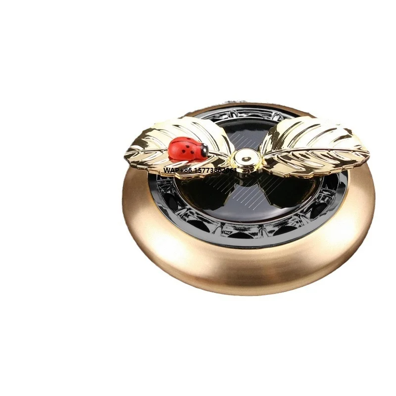 

High-end solar car aromatherapy decoration modern metal interior accessories men's perfume console decoration