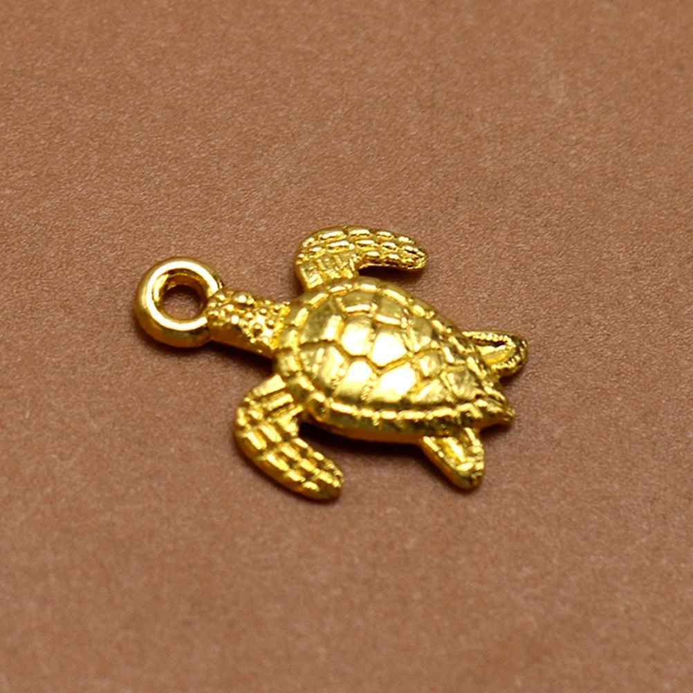 

50 Pcs Golden Turtle Pendant Charm DIY Charms Sea ​​turtle Jewelry Making Pendants