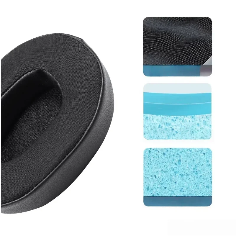 交換用イヤーパッドクッション Skullcandy 3.0 クラッシャー Hesh 3 ANC ヘッドフォンメモリスポンジスリーブカバーケース修理部品