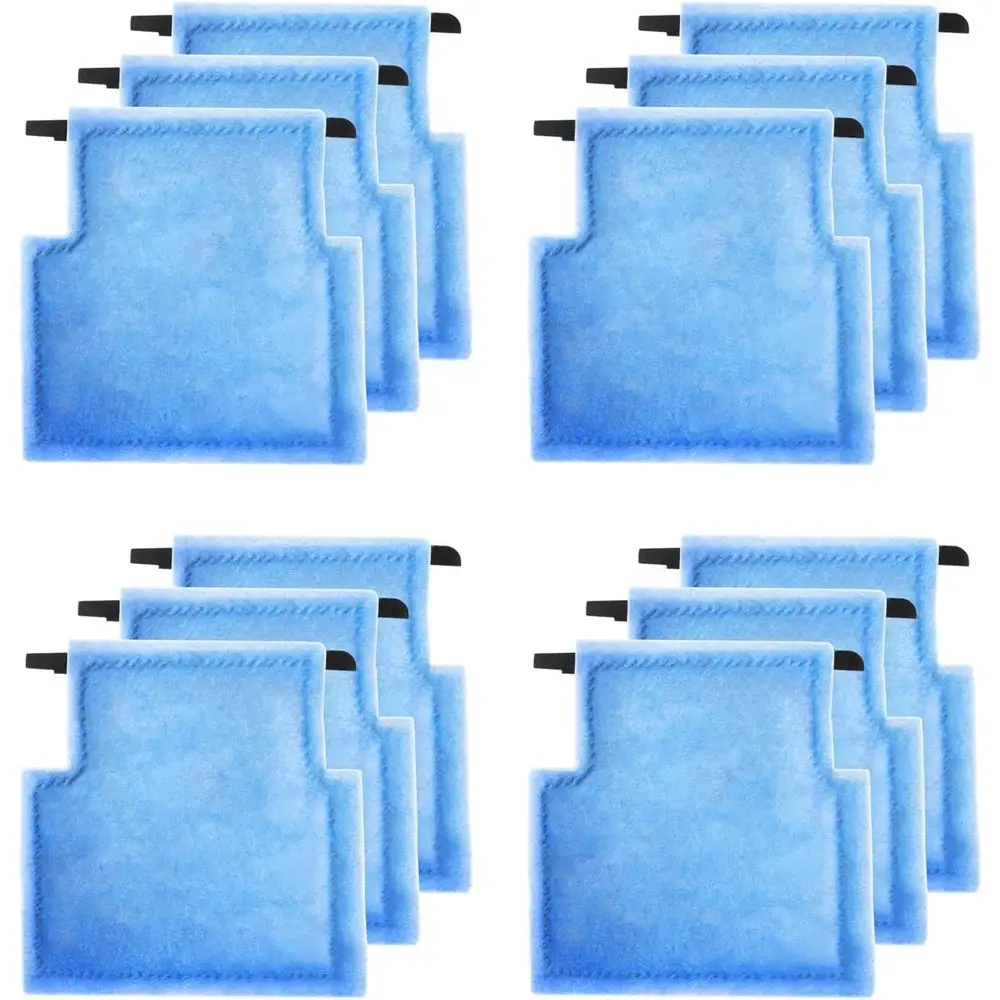 12-Pack Aquarium Filter Cartridges for 5-15 Gallon Power Filters - Fish Tank Replacement or EZ-Change #1