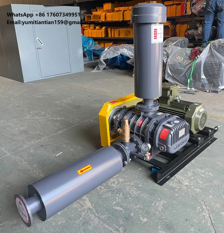 New Fish and Shrimp Breeding Equipment Aquatic Oxygenator Energy-saving Roots Blower