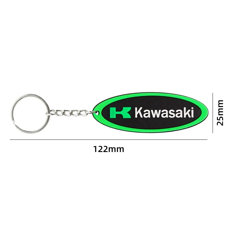 Мотоциклетный брелок, резиновый брелок с логотипом, аксессуары для Kawasaki Z400 Z900 Z1000 Z800 Z750 Z300 Z650 ninja400 ninja650