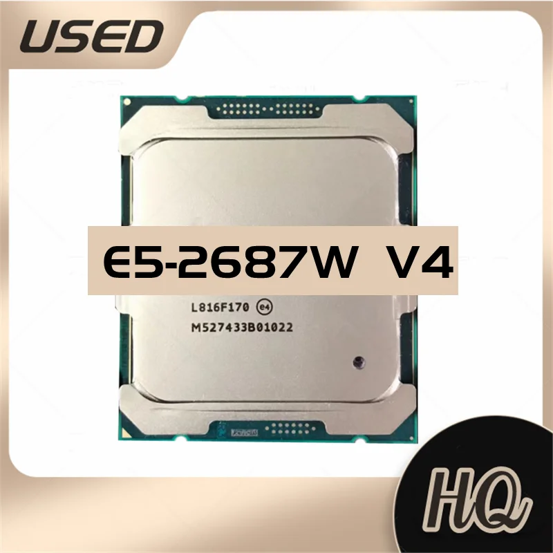 Xeon E5 W V4 SR2JT ، 14 نانومتر ، 12 قلب ، 24 خيط ، من من من من الخس ، 55 ميغابايت ، W ، E5 ، 2687WV4