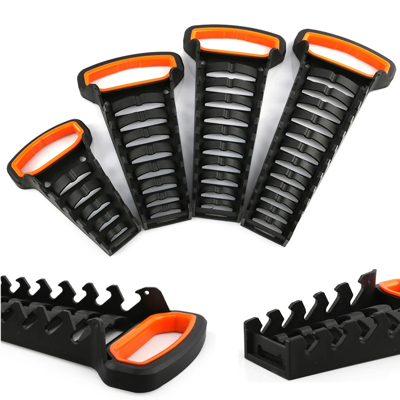 

Plastic Wrench Organizer Tray Sockets Storage Tools Rack Sorter Standard Spanner Holders Wrench Holder Torx Wrench Storage Rack