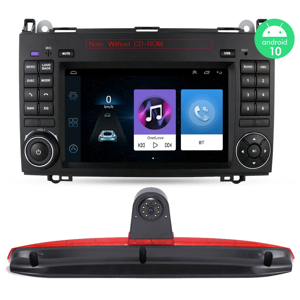 Android car radio with carplay Navigation+HD rear view camera for Mercedes Benz Vito 639 2019 W447 109 111 114 2 two double door