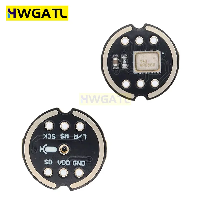 HWGATL 3PCS INMP441 MEMS Módulo de microfone Interface I2S |   Omnidirecional de alta precisão |   Compatível com ESP32/Arduino de baixa potência