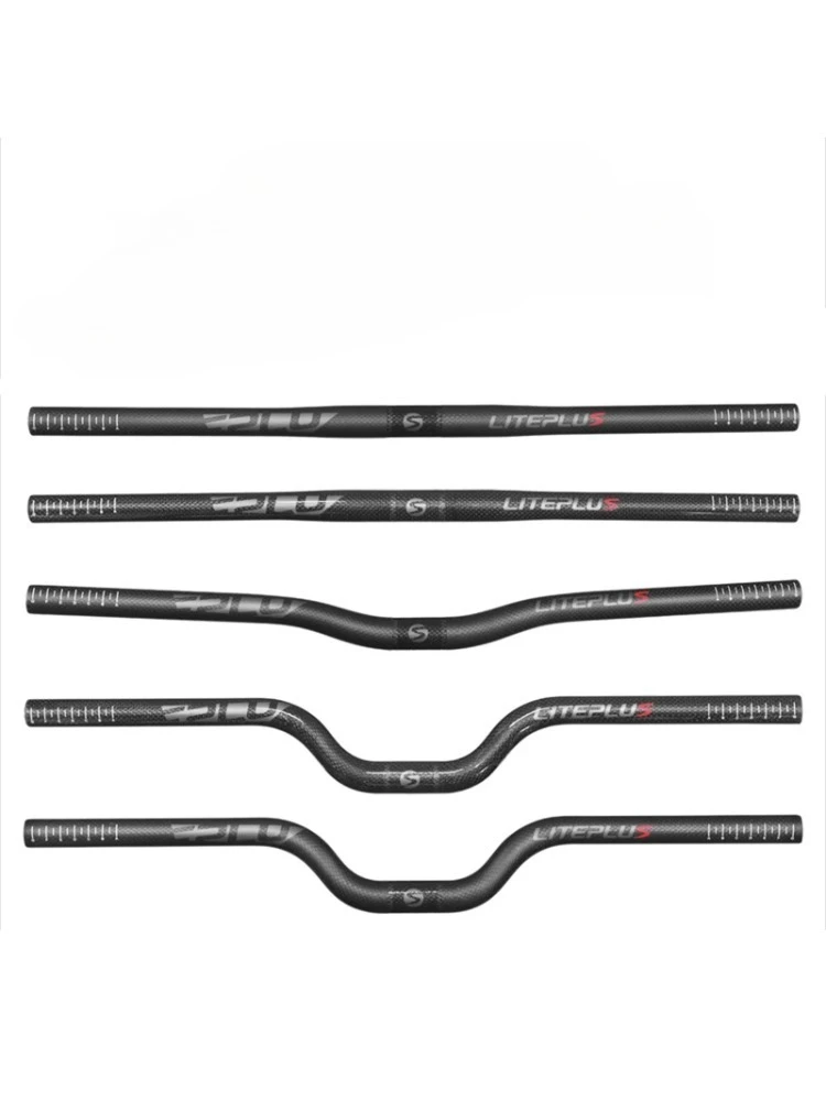 AliExpress MEROCA Liteplus 580MM Carbon Fiber Bicycle Handlebar: 20/50 Lift, Straight/Swallow Design for Brompton & DAHON Folding Bikes