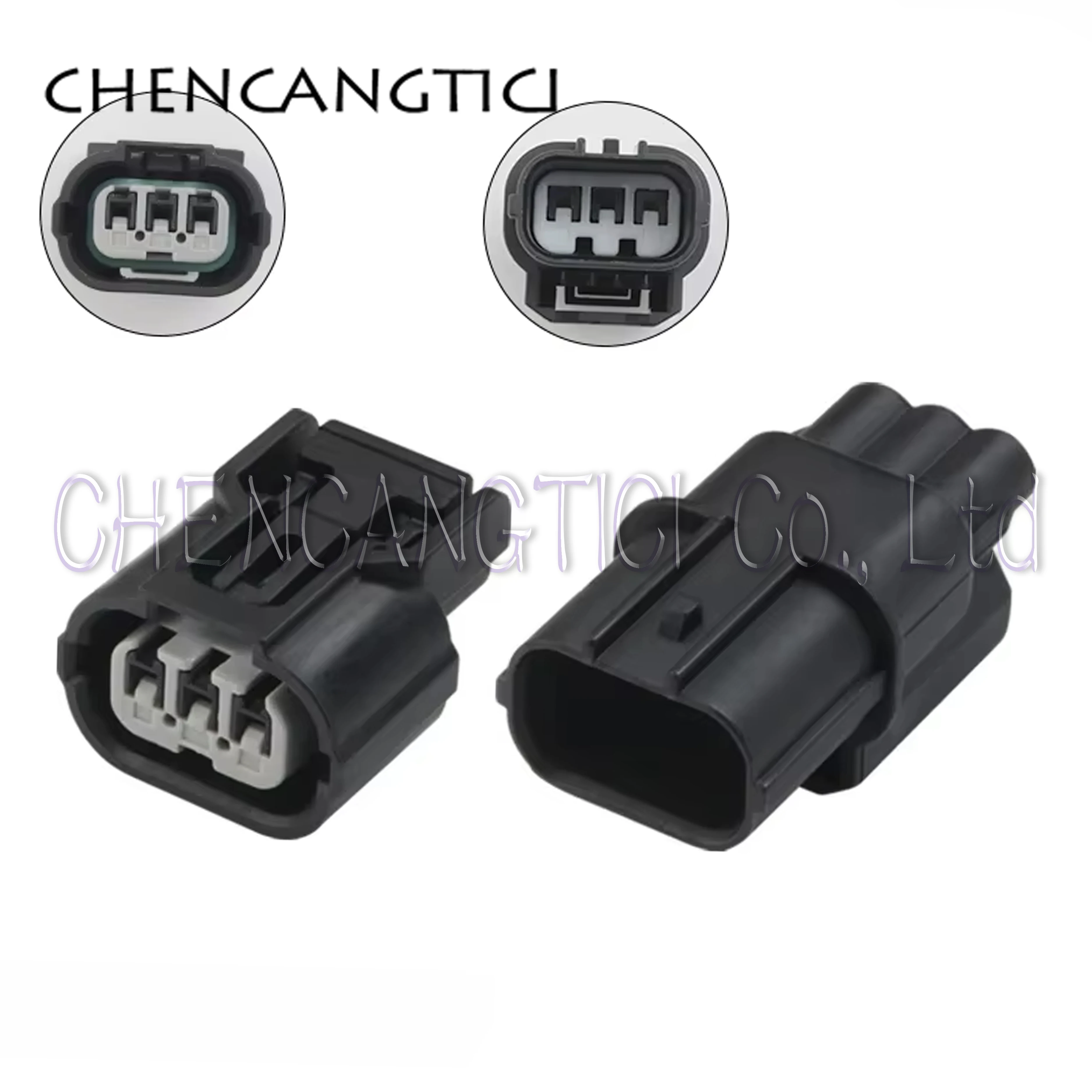 1 Set 3 Pin Car Waterproof Plug Adapter Ignition Coil Connector For Accord Honda Civic Element 6188-4739 6189-0887