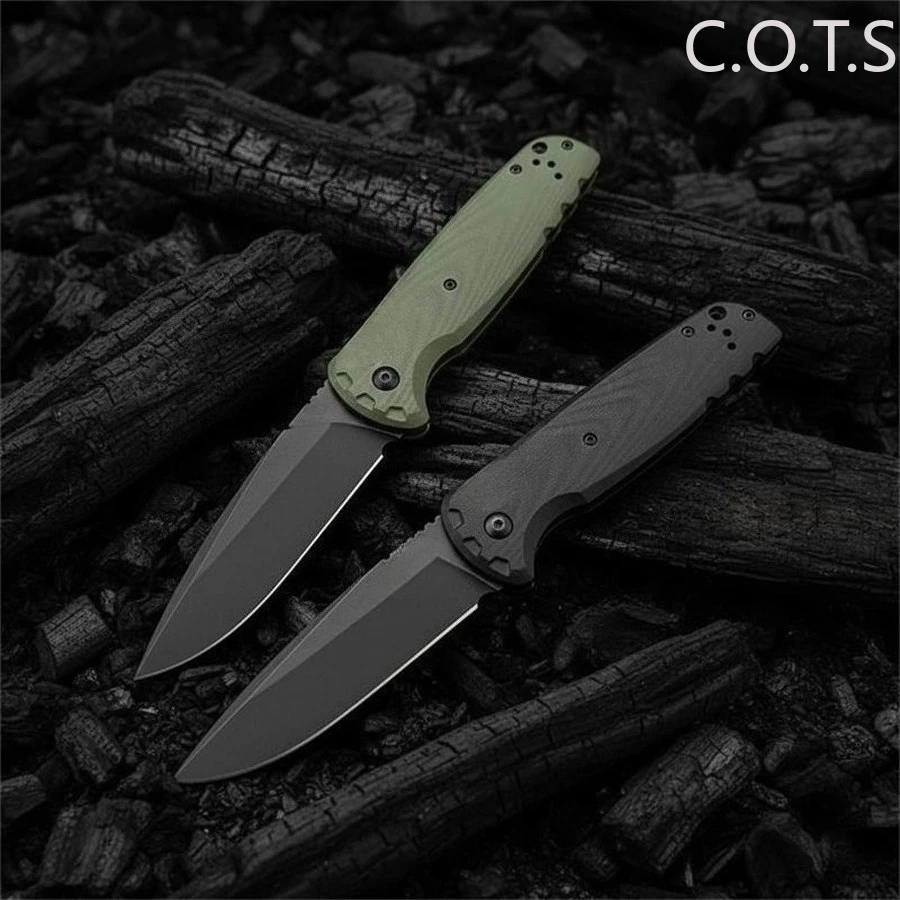 BM 4300 G10 Handle D2 Blade Wilderness Exploration, Hunting, Sharp Cutting, Convenient Carry, Multi-functional Tactical Knives