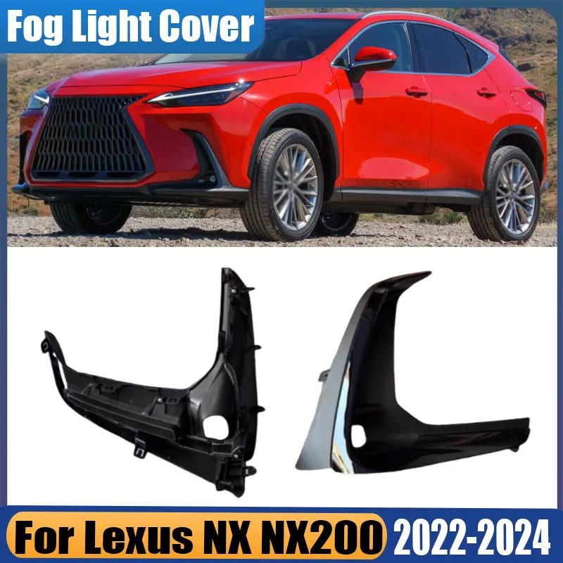 

Для Lexus NX NX200 NX300 NX300h NX200t 2022 2023 2024 Автомобильные аксессуары Передний бампер Противотуманная фара Рамка Автоматическая противотуманная фара Крышка решетки