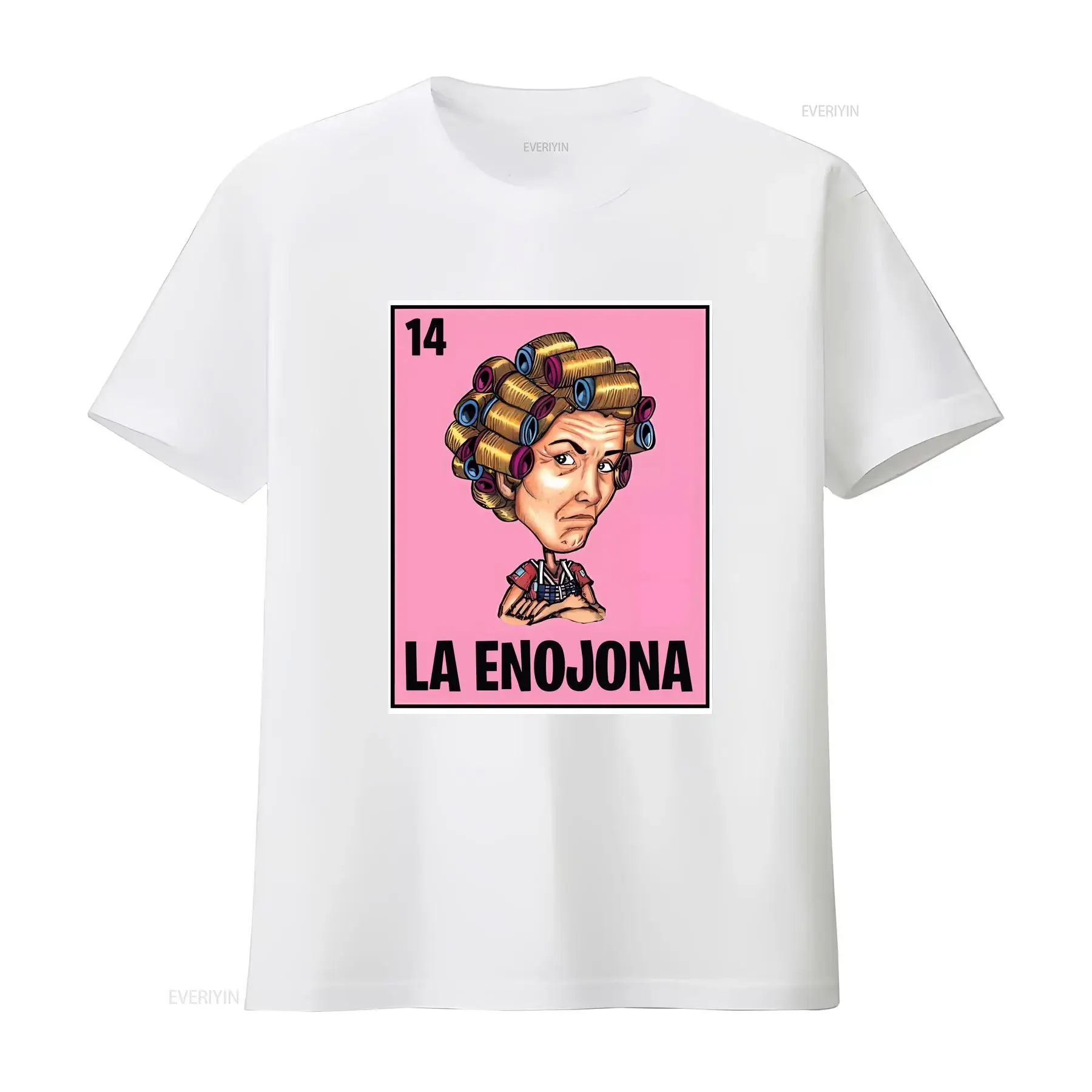 La Enojona Dona Florinda Chilindrina Chavodel8 Funny Mexican Loteria T shirt vintage Washed Breathable designer clothes graphic view 4