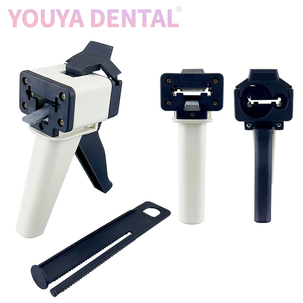 

Dental 1:1/1:2 Silicone Rubber Dispensing Gun 10:1 Dental Impression Mixing Dispensing Gun Universal Dispensing Gun Dentist Tool