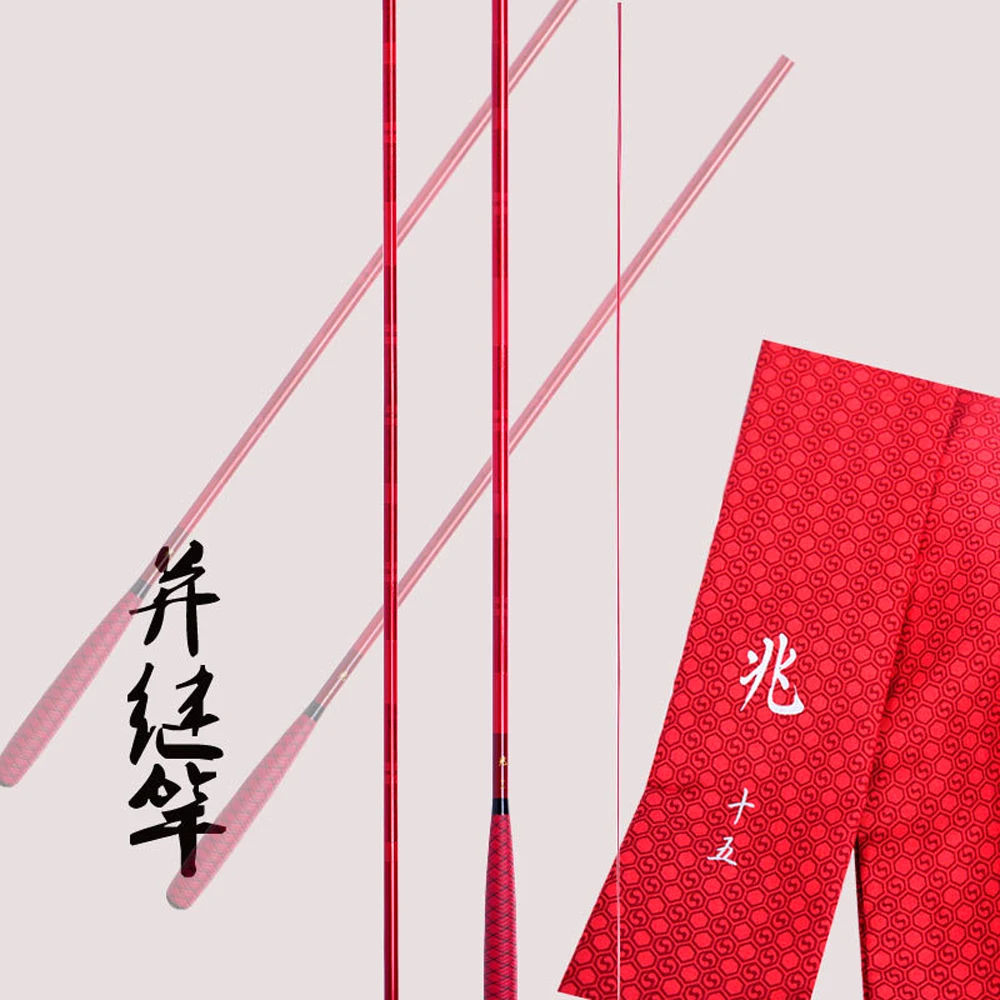 Interpolatie karperhengel Superlichte fijne inktvis Superharde atletische hengel 28 Tun Taiwan Hoge koolstof hengel 37-handpaal