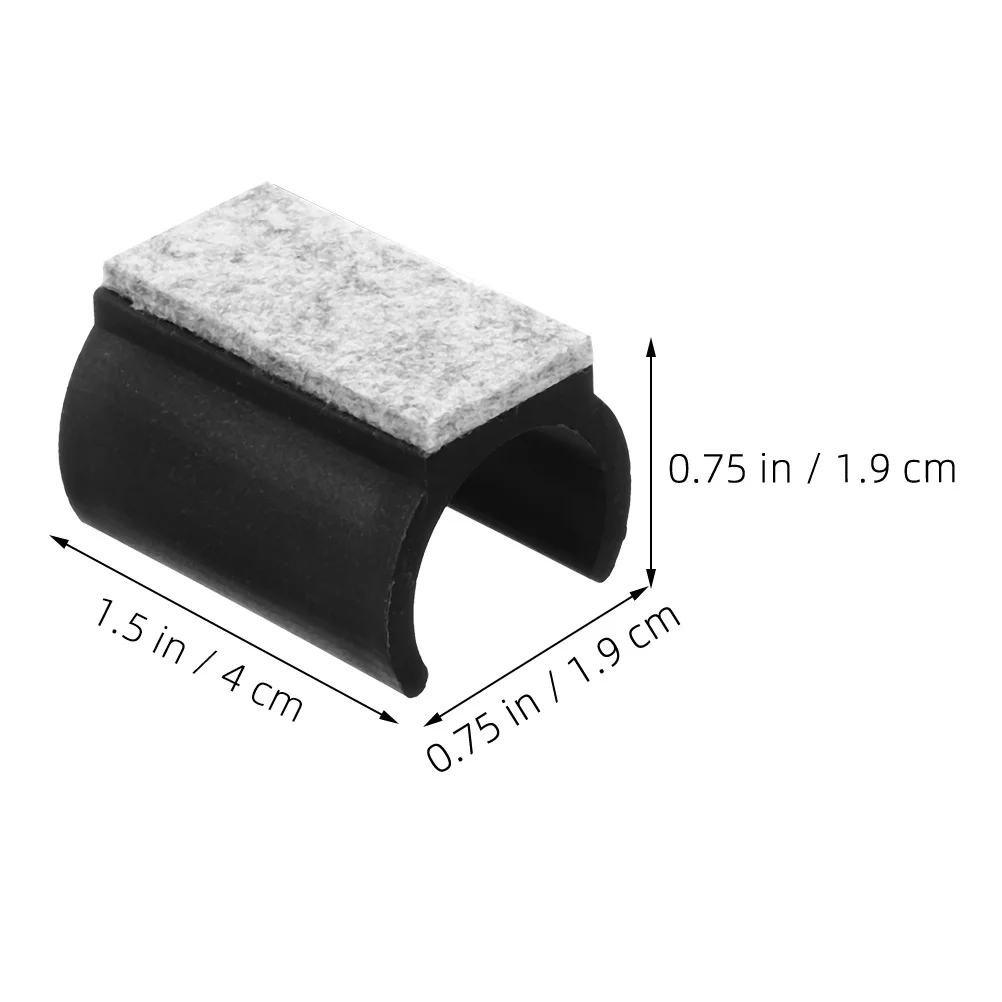 

4 Pcs Chair Bottom Floor Protectors Stool Leg Protection Pad Cover Office Felt Pads