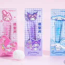 18pcs/lot Sanrio Kuromi Melody Cinnamoroll Ruler Creative Drawing Tool Bookmark Promotional Stationery Gift School Supplies