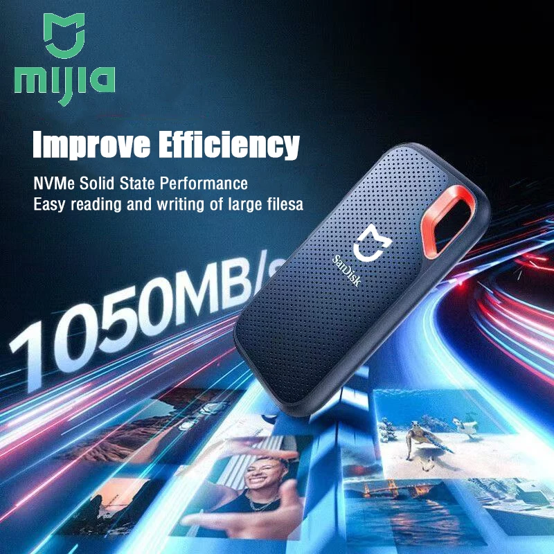 Mijia New High-speed portable ssd external hard drive 1TB External Hard Disk 2TB Solid State Drive USB 3.1 ssd for Laptop Mac ﻿