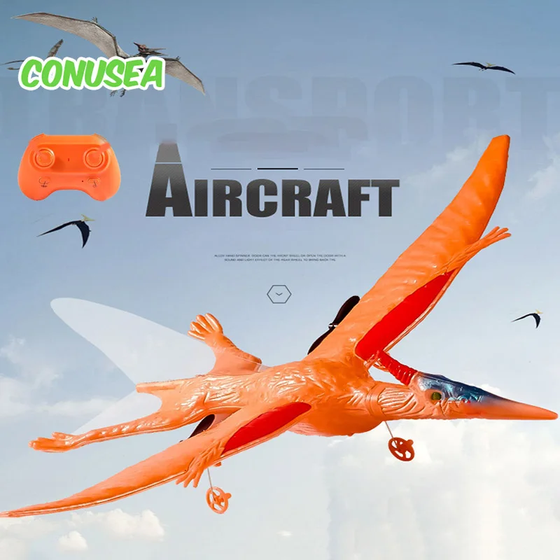 

Rc Plane Dinosaur Pterosaur 2.4G 2Ch Remote Control Aircraft Toy Airplanes Foam Glider Radio-Controlled Helicopter Toys for Boys