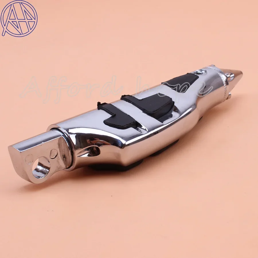 Spike Pegs Unique Stiletto Footrest Chroming Footpegs Pedal Fit For Harley Davidson Softail Sportster Dyna Custom