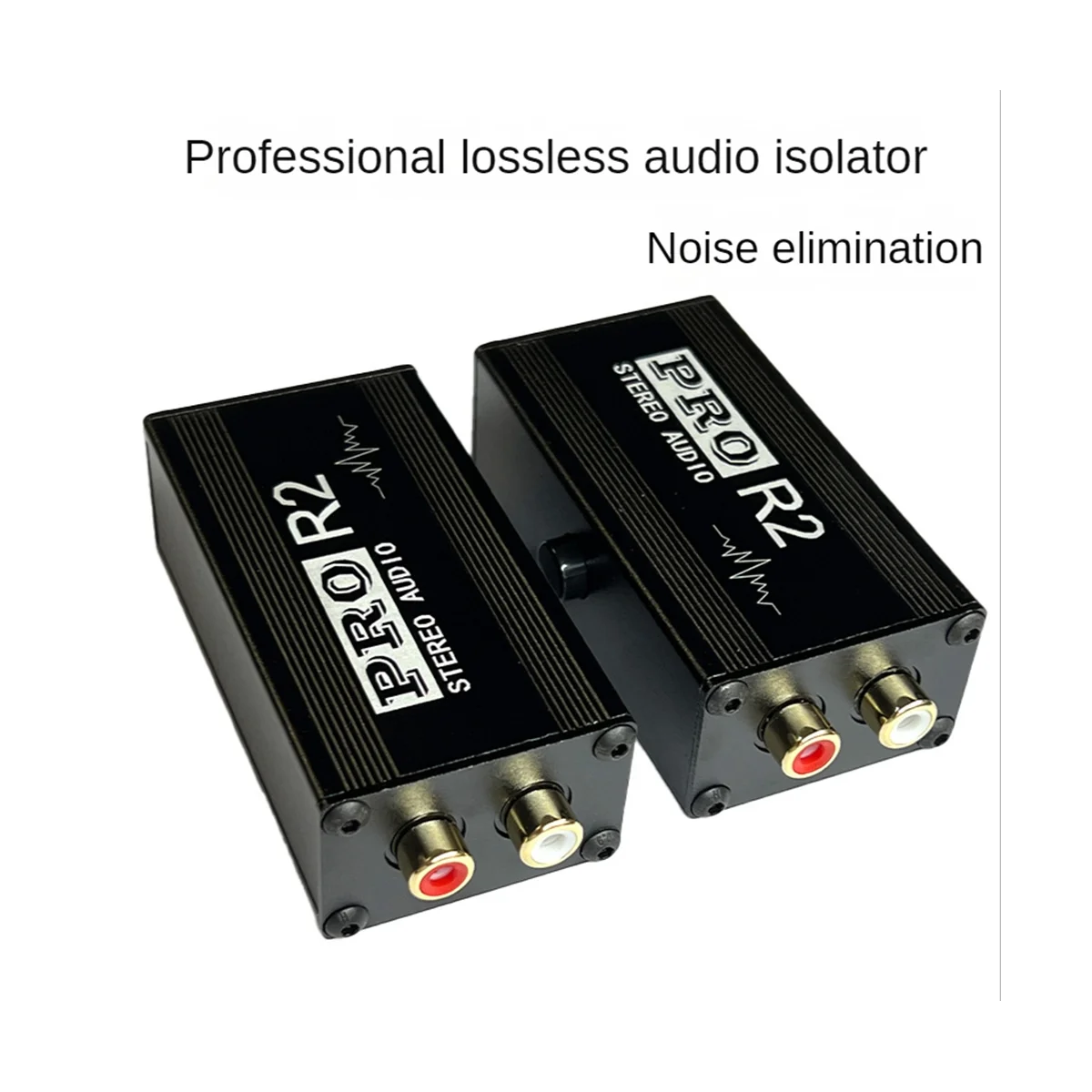 Ground Loop Audio Isolator Audio Noise Filter RCA Noise Suppressor Isolator Audio Signal Noise Reducer for PC