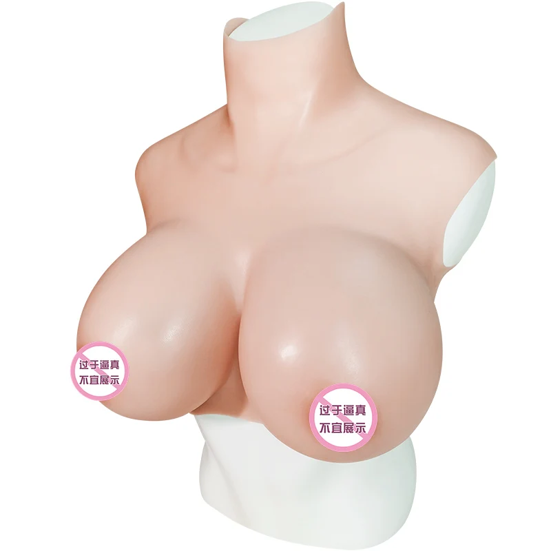 Silicone Breast Forms For Mastectomy Crossdresser Artificial False Chest Huge Boobs For Transvestite Drag Queen Cosplay Men