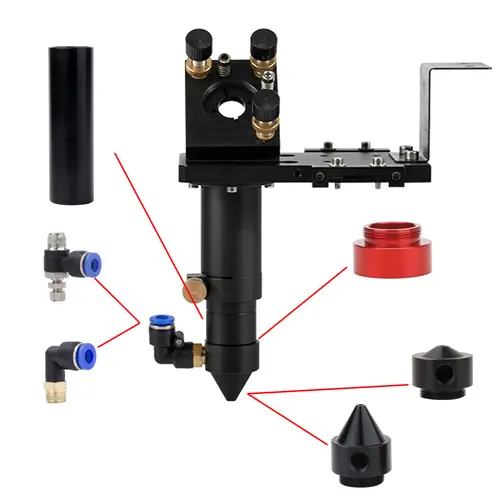 CO2 Laser Head Lens Tube Nozzle Outer Diameter 25mm Air Nozzle Dia.20 FL 38.1/50.8/63.5/101.6mm for CO2 Laser Engraving Machine - Image 2