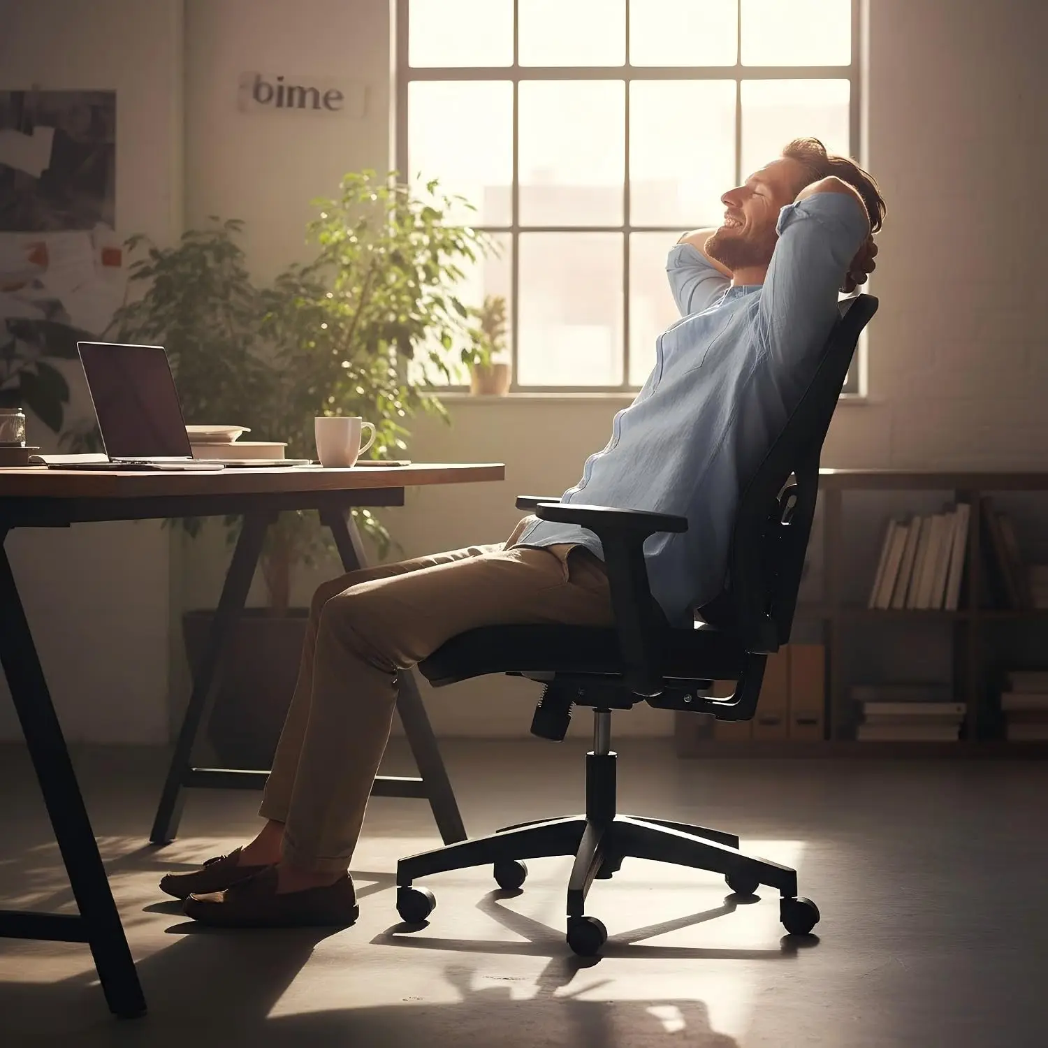 Ergonomic High Back Office Chair With Lumbar Support, Customized