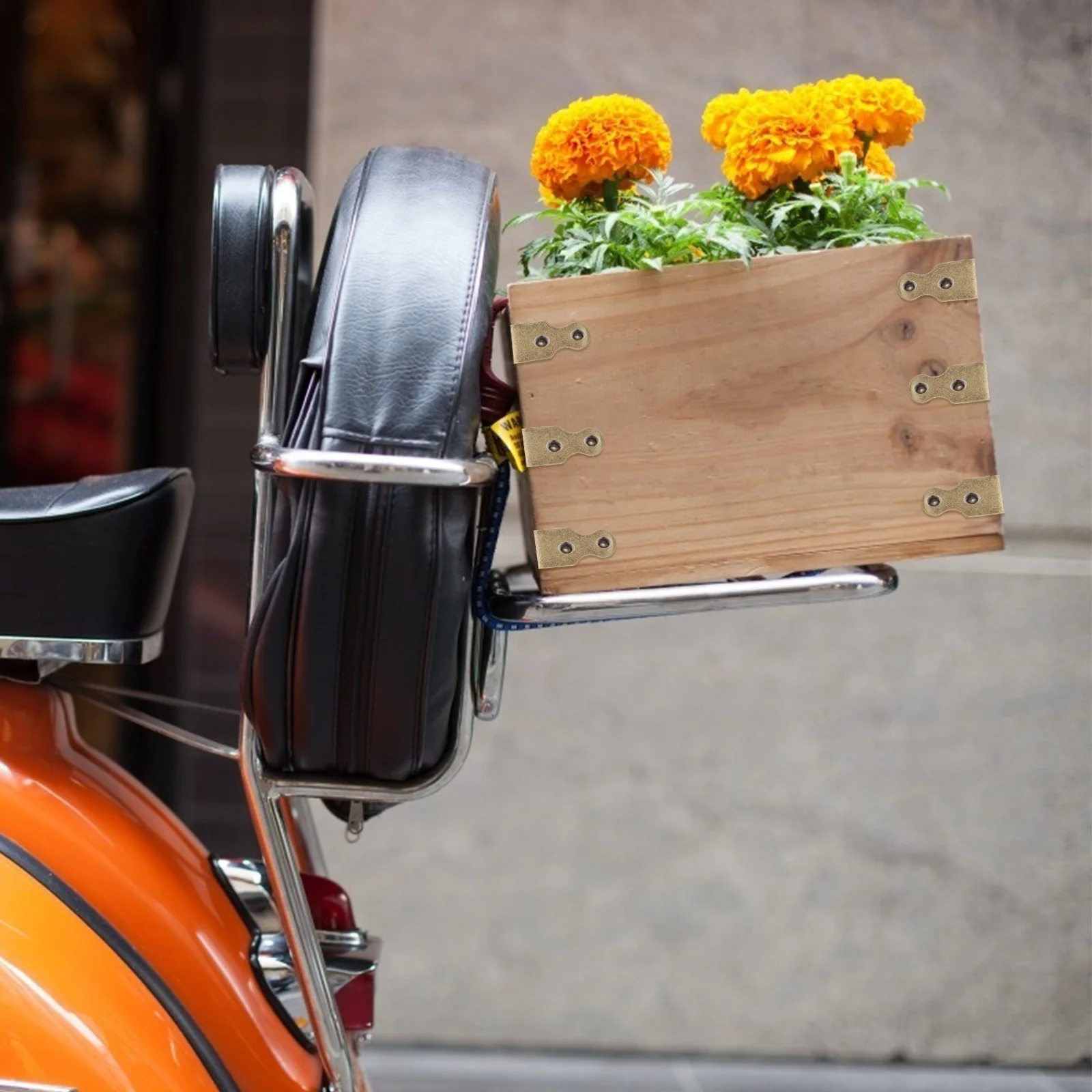 

8 pcs Brass Corner Guards Bronze Finish Durable Furniture Protectors For Doors Wardrobes Desks Chairs Chests Retro Decorative