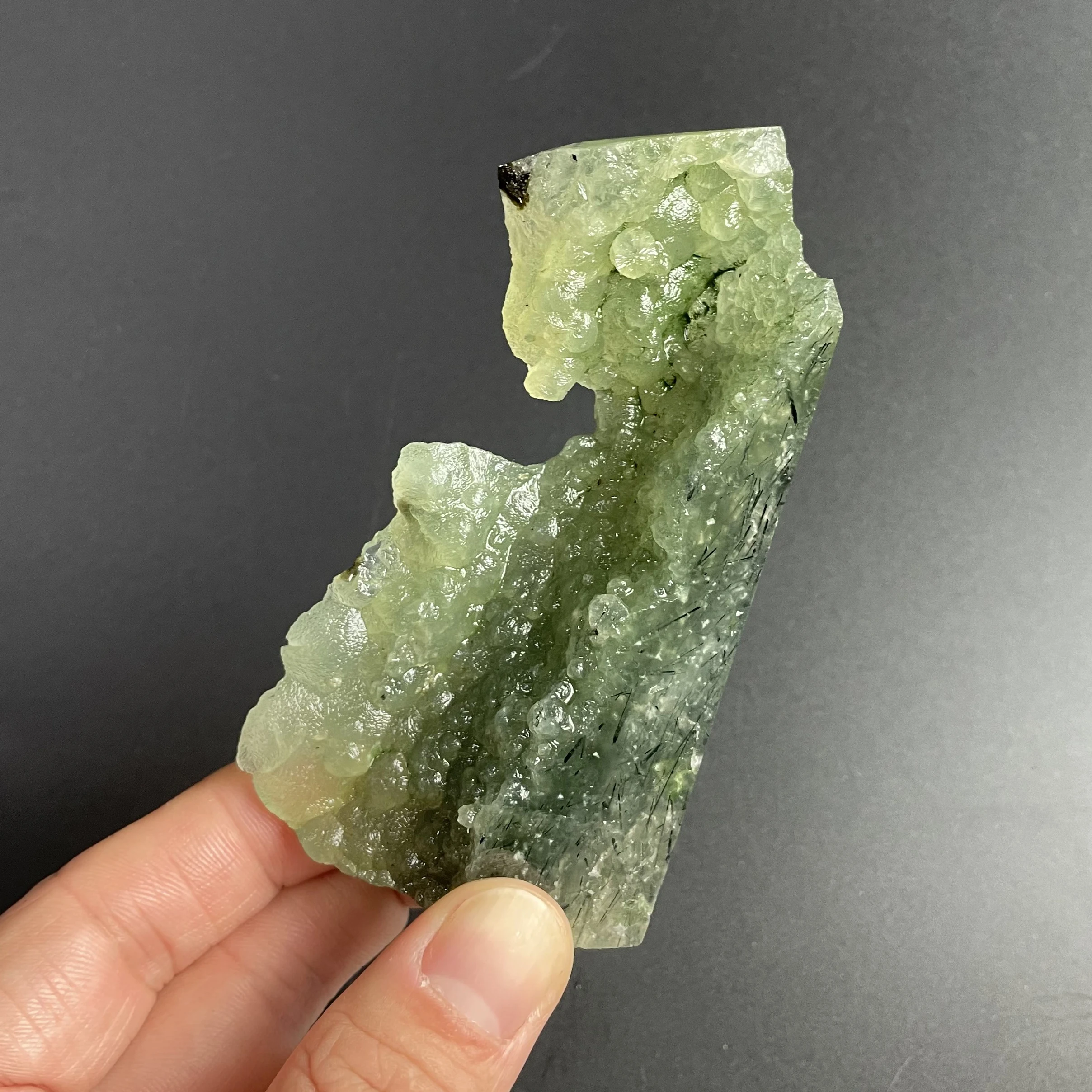 Natural Prehnite Quartz Rutilated Tower Point Home Decor Green Quartz Crystal Stone Obelisk Wand FengShui Gift Healing