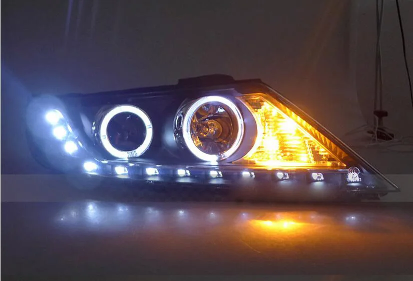 2pcs cars Head light For KIA sorento 2009 2010 2011 2012 Headlight LED DRL Running lights Bi-Xenon sorento Fog light