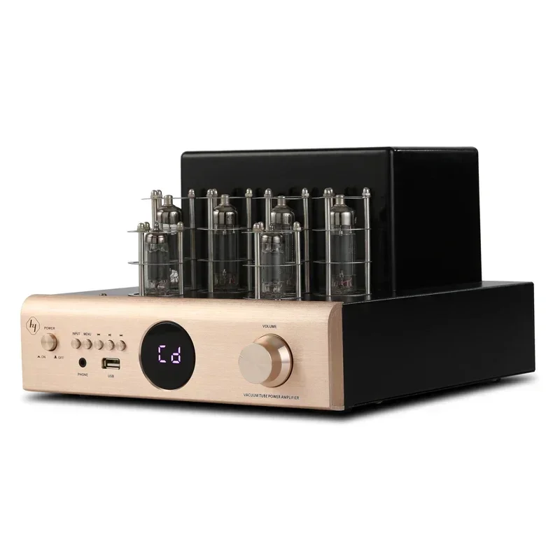 

Hyper Sound 2023 New Arrival Aluminum Material HiFi Audio System 100W Tube Amplifier AV-2080