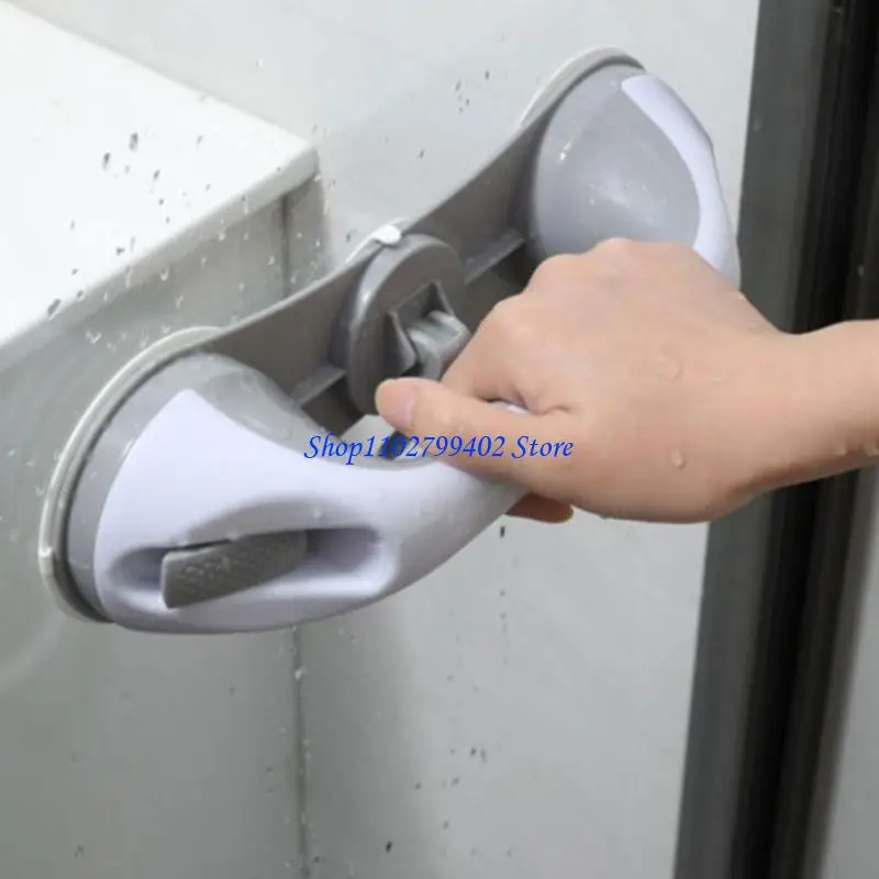 

547F Suction Cup Bathroom Rails Wall Mounted Grab Bar Shower Chair Assistance Armres
