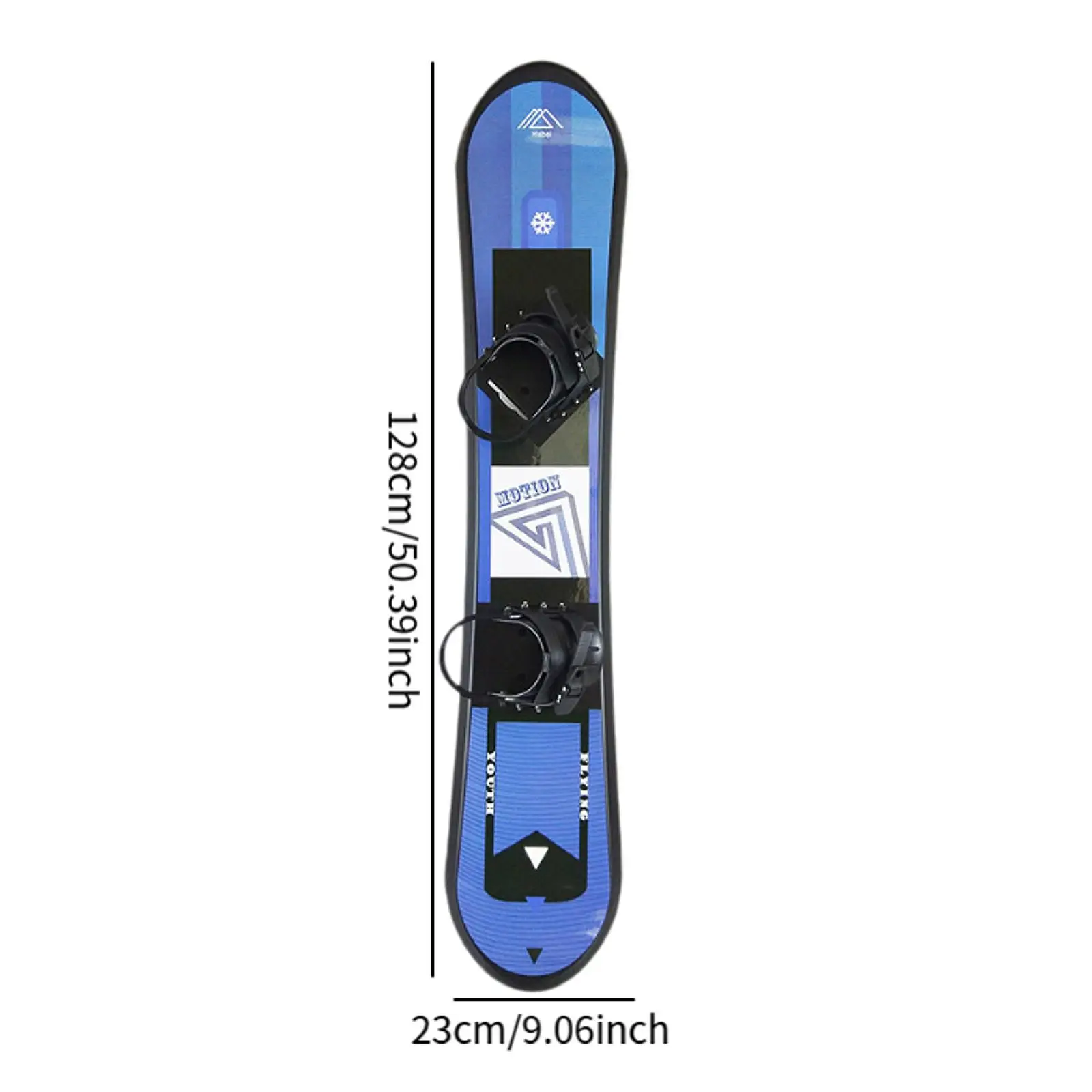 لوح ثلج فردي للأطفال على الجليد، زلاجات ثلج محمولة للرياضات الشتوية