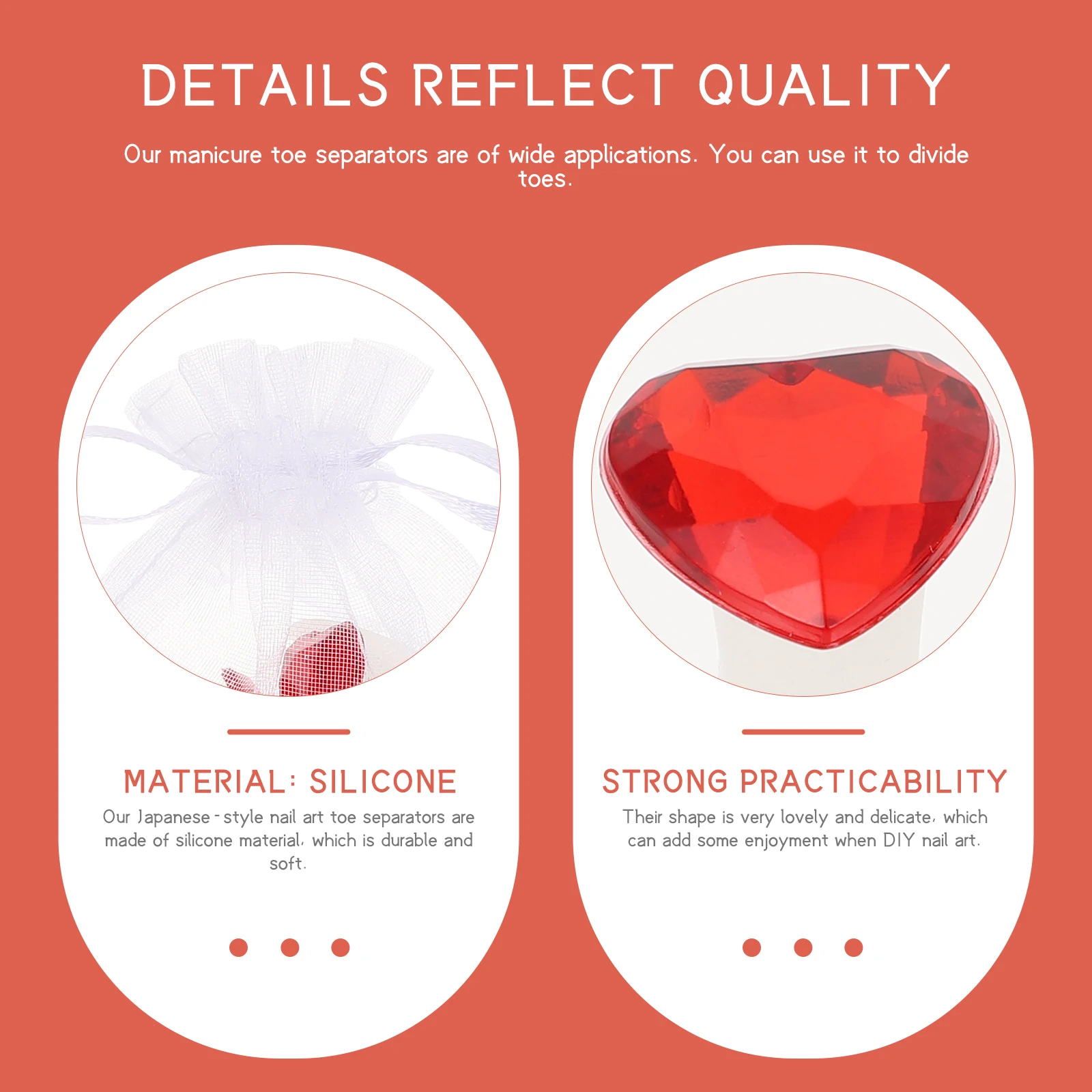 

16 Pcs Nail Tools for Art Toe Divider Silicone Spacers Manicure Soft Separator Spreaders