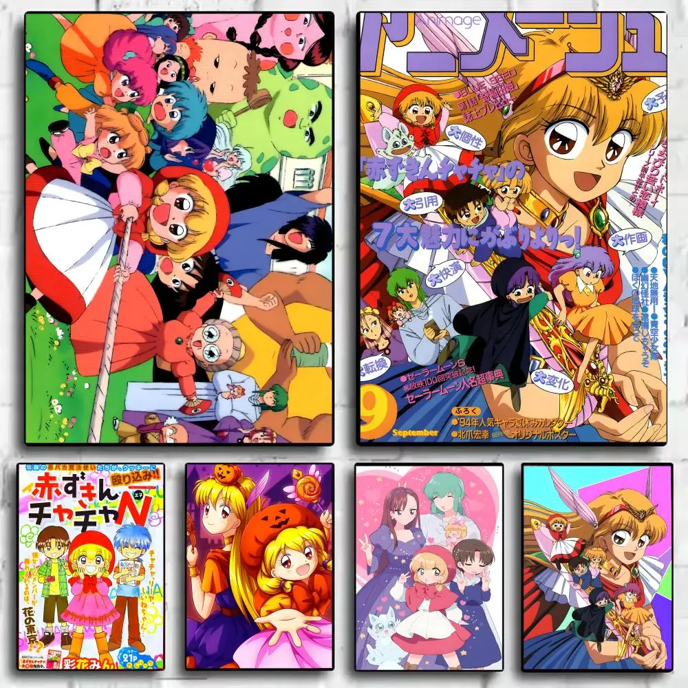 

A-Akazukin ChachaS Poster HD Art Sticky Wall Waterproof Home Living Room Bedroom Bar Aesthetic Decoration