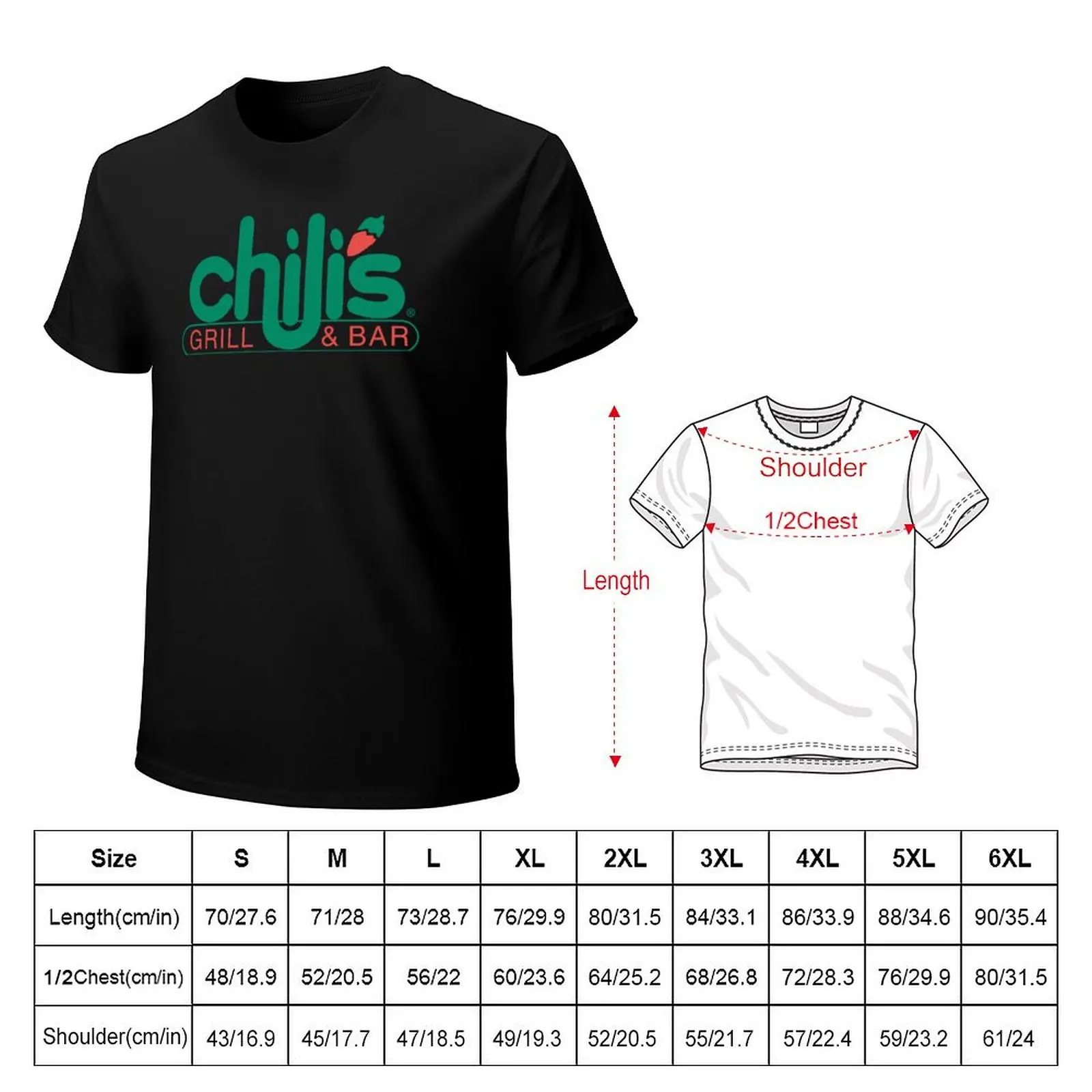 grill and bar mexican restaurant T-Shirt Stylish Print Short Sleeve Tee