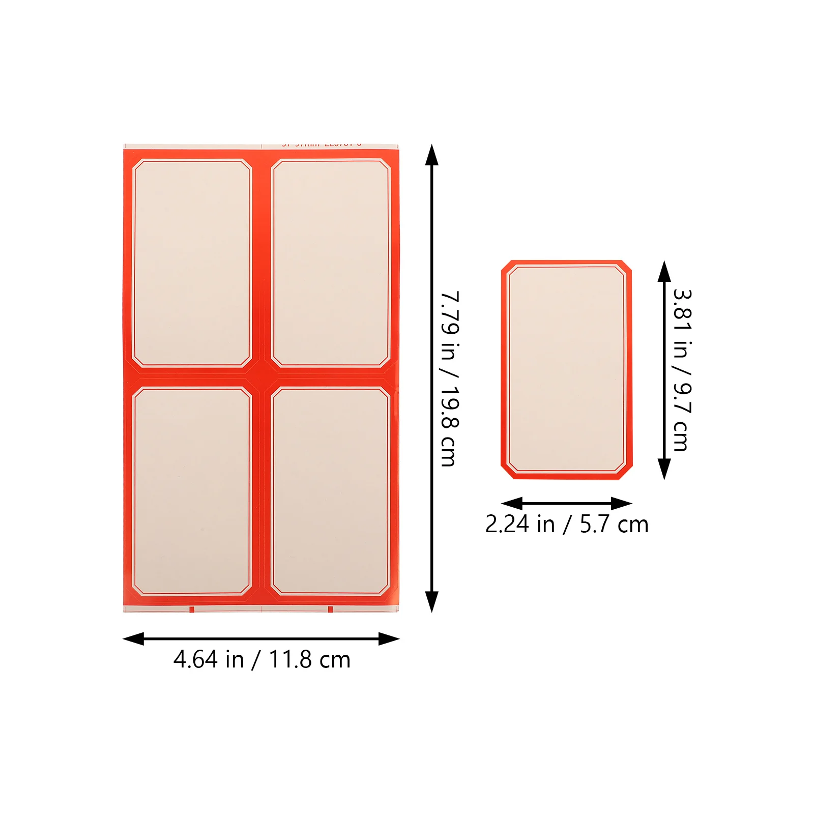 

Blank Self-Adhesive Labels For Home Office Organization Multipurpose Classified Tag Decals Storage Sorting Sticker