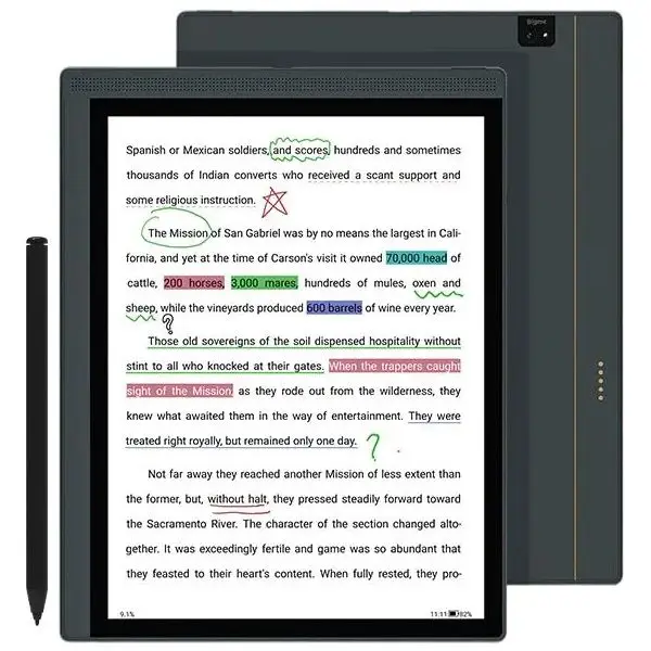 Bigme Hibreak S 電子書籍リーダー、5.84インチE-ink電子書籍、36段階