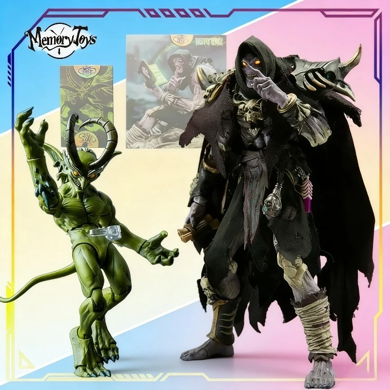 

Коллекционная фигурка Memory Toys Original Adventurer World: Барон Салман, нектруинный воин-маг и демон-гоблин. Игрушки-подарки.