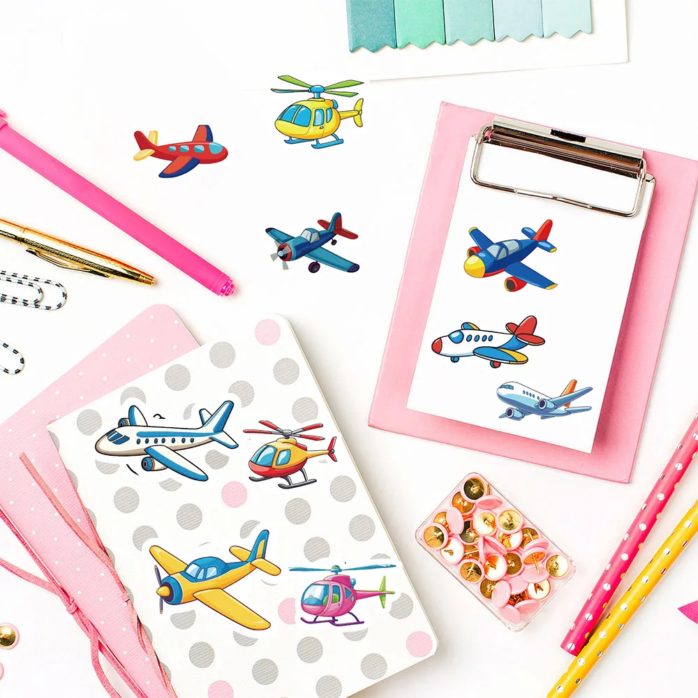 500 قطعة لفة طائرة لاصق ملصق الحنين Harajuku محمول الأمتعة الرجعية القهوة الهاتف المعيشة الهاتف سيارة دراجة نارية الشارات