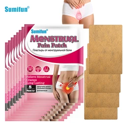 8-40Pcs Menstrual Cramps Patch Dysmenorrhea Period Pain Relief Plaster Warm Uterus Abdomen Herbal Medicine Health for Women