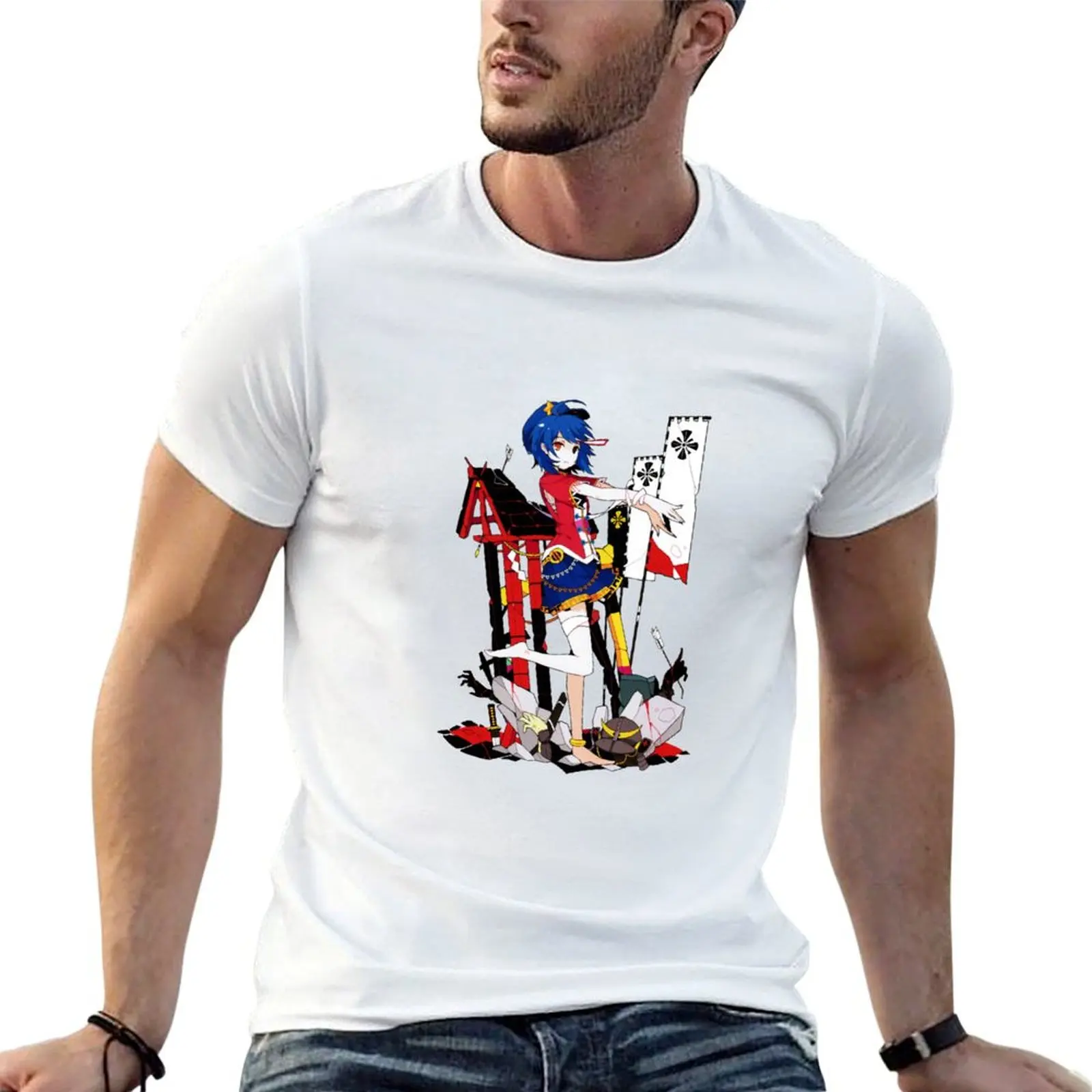 

Touhou Project - Yoshika Miyako T-Shirt anime t shirts for man man tshirt T-Shirt