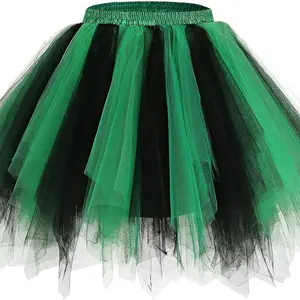 Frau Prinzessin Tutu Tüllrock, kurzes Kleid, Retro Tutu, Bubble Dance -Kleid, Cosplay, Halloween, Weihnachten, Retro, Mädchen 12 Hauptverkäufe Retro -Teekanne - №1