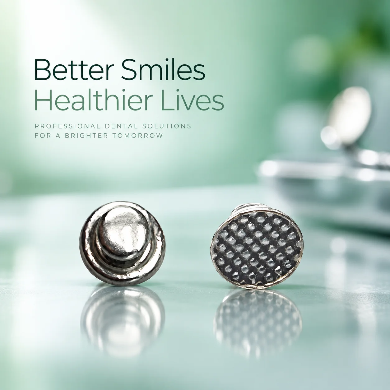Various Sizes Orthodontic Lingual Buttons Mesh Base Hollow Design for Braces Treatment Clinic Lab Dental Orthodontic Supplies