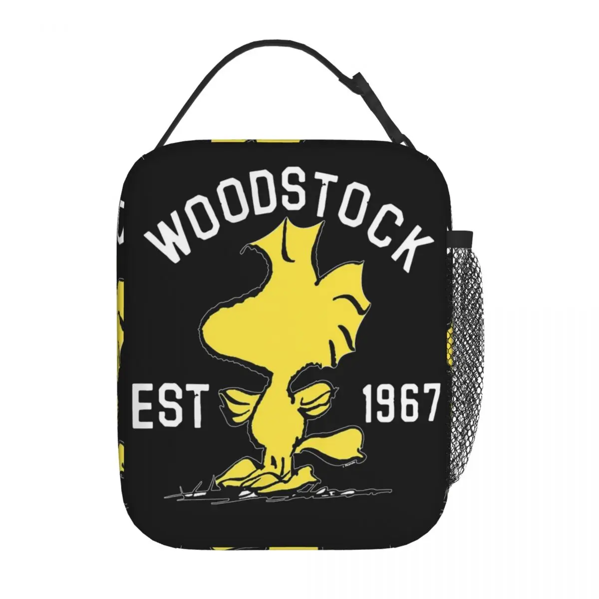 Woodstock Minimalist Cute Snoopy Insulated Lunch Bags Portable Reusable Thermal Bag Tote Lunch Box Beach Travel Food Storage Bag