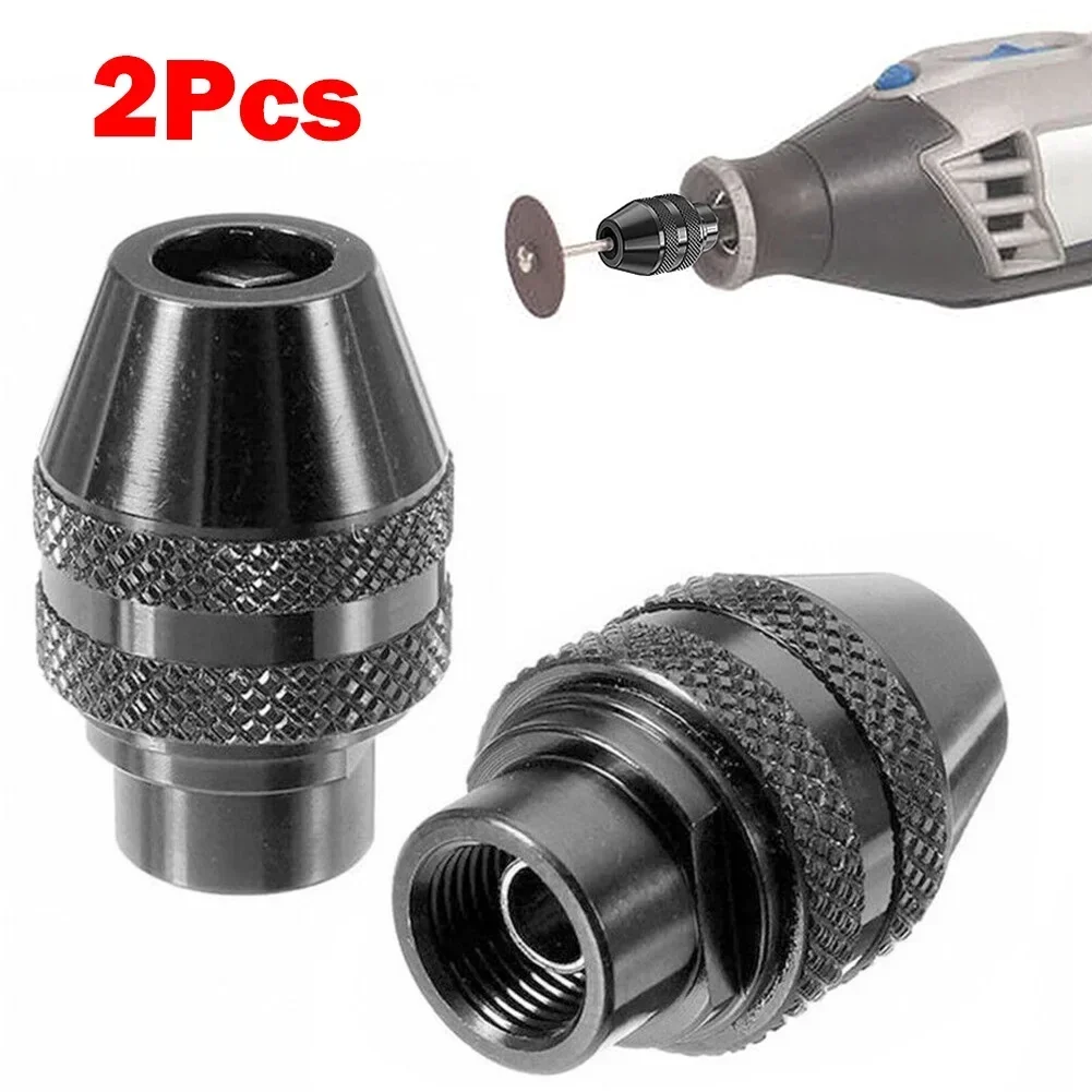2Pcs Drill Chuck Multi Keyless Drill Chuck Rotary Tool For Dreme Rotary Tools Electric Power Tool Accessories Replacement Parts