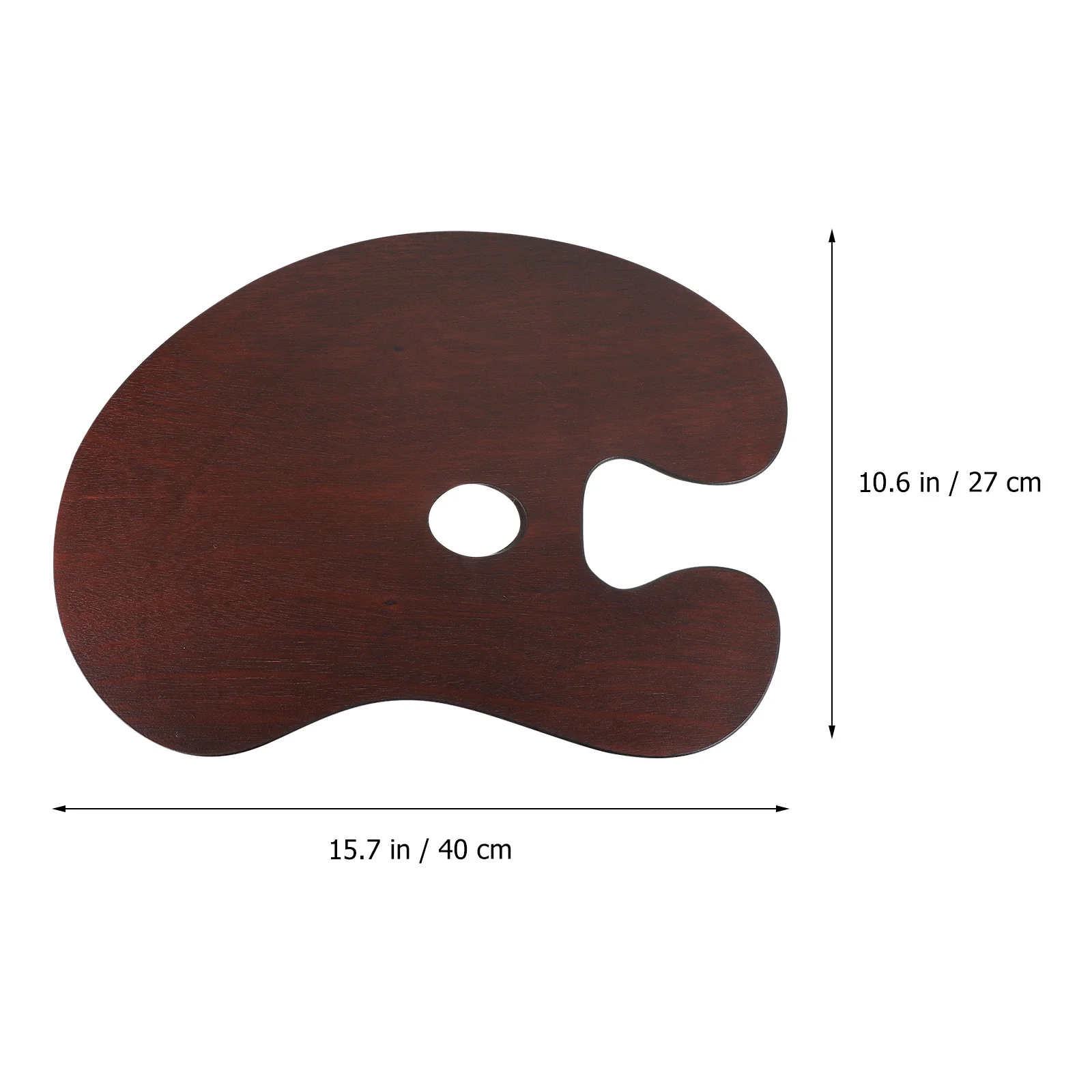 

1Pcs Wooden Oil Painting Mixing Board Creative Lightweight Portable Painting Accessories Color Mixer Color Mixing Board