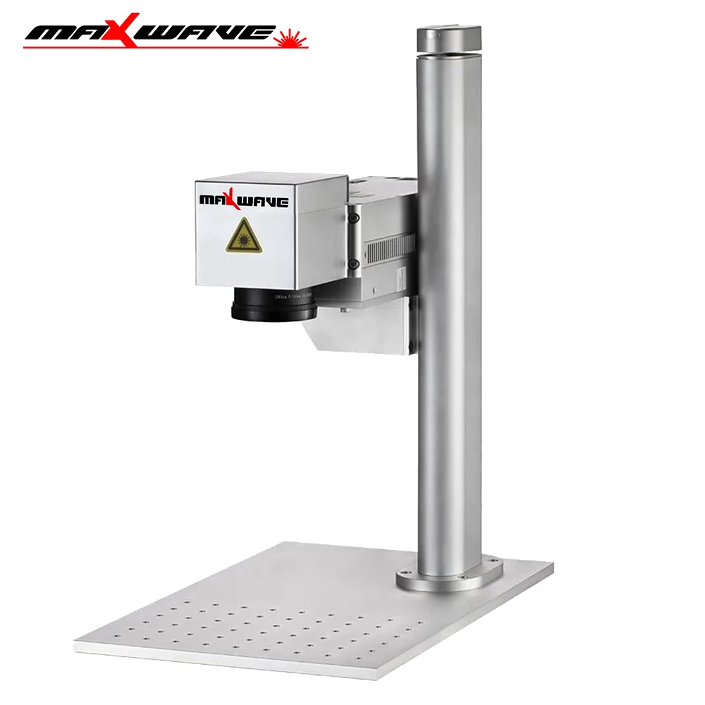 آلة الوسم بليزر الألياف الاقتصادية لسطح المكتب 20 وات، 110 × 110 مم لنقش المعادن والبلاستيك، أدوات المجوهرات، النقش بالليزر USB